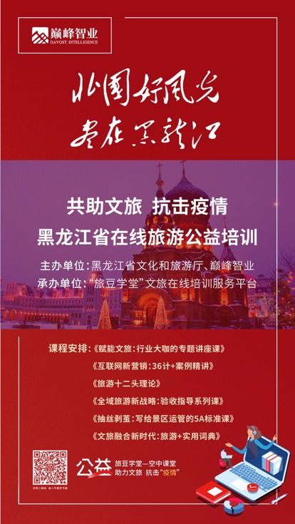 黑龙江省文化和旅游厅组织开展线上旅游培训公益活动